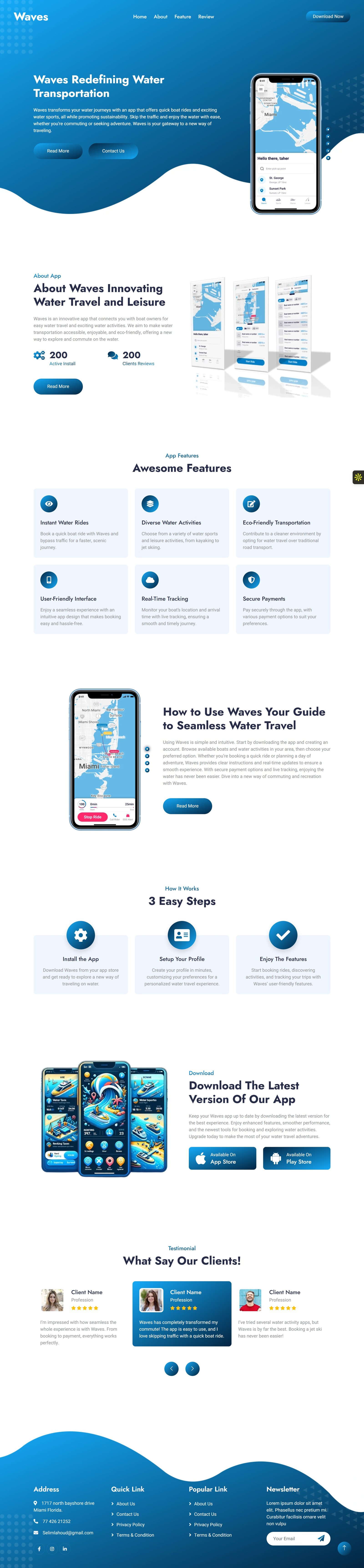 Waves Miami - Web Development Project